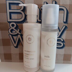 Bath & Body Works Milk Perfume Spray and Lotion